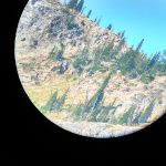 View from spotting scope at Autumn Creek